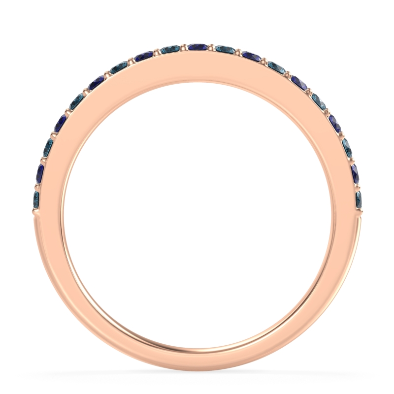 Three-Quarter Prong Set Vakti Band