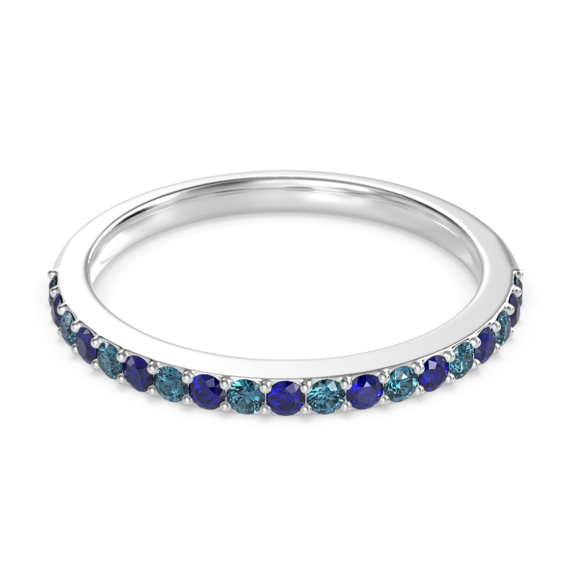 Three-Quarter Prong Set Vakti Band