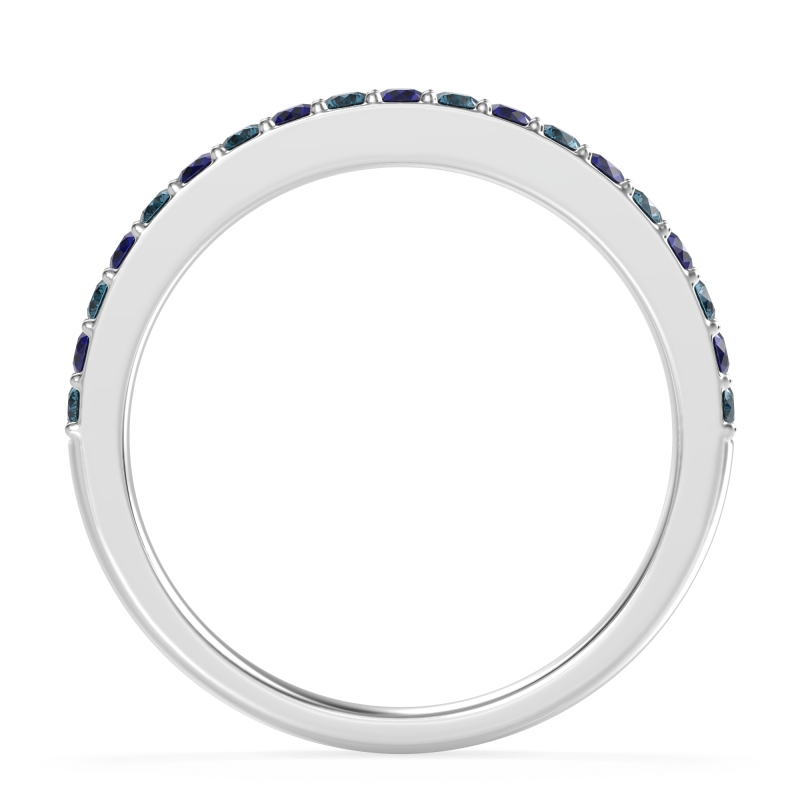 Three-Quarter Prong Set Vakti Band