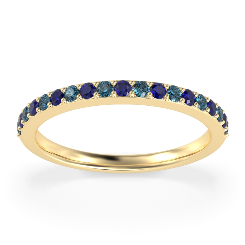 Three-Quarter Prong Set Vakti Band