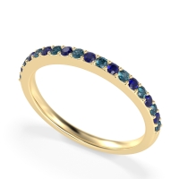 Three-Quarter Prong Set Vakti Band