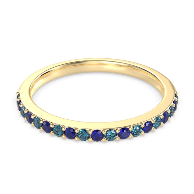 Three-Quarter Prong Set Vakti Band