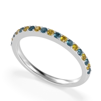 Three-Quarter Prong Set Vakti Band