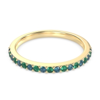 Three-Quarter Prong Set Vakti Band