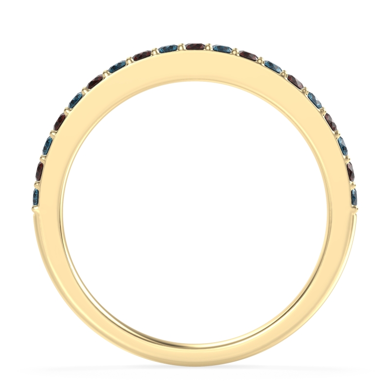 Three-Quarter Prong Set Vakti Band