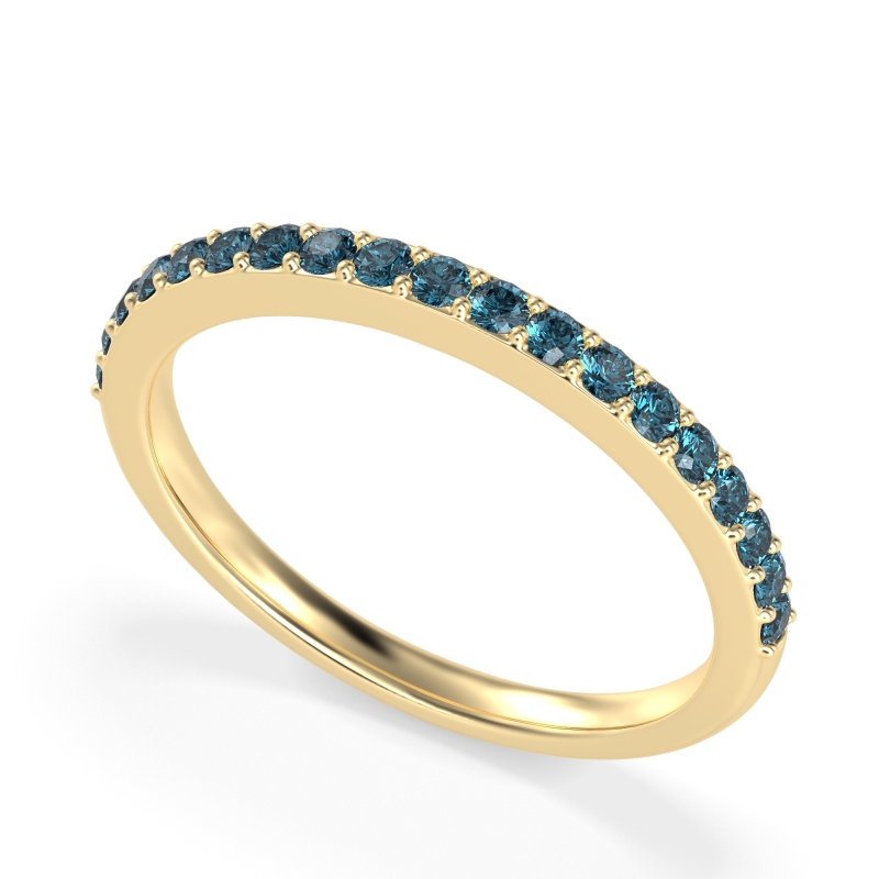 Three-Quarter Prong Set Vakti Band