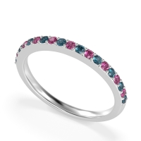 Three-Quarter Prong Set Vakti Band