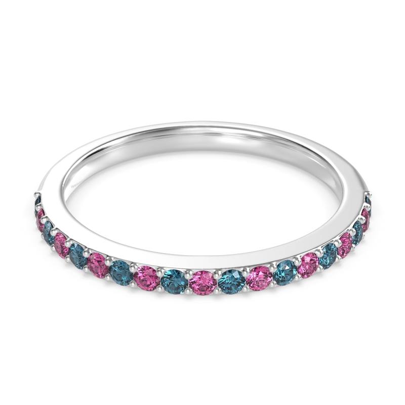 Three-Quarter Prong Set Vakti Band