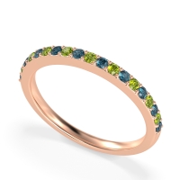 Three-Quarter Prong Set Vakti Band