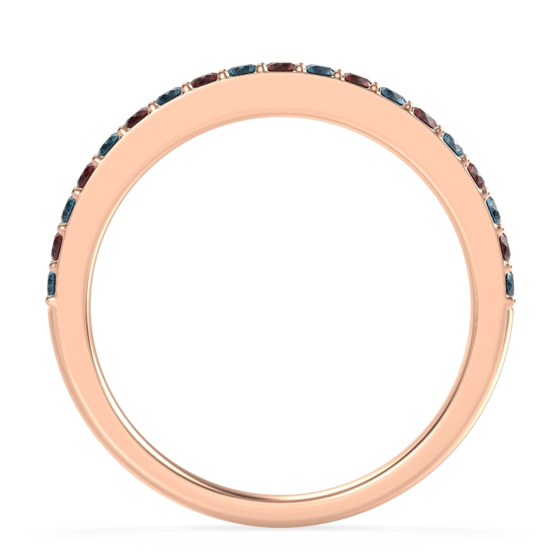 Three-Quarter Prong Set Vakti Band