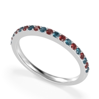 Three-Quarter Prong Set Vakti Band