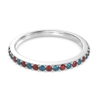 Three-Quarter Prong Set Vakti Band