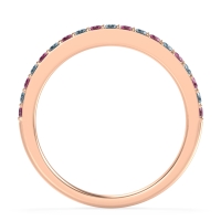 Three-Quarter Prong Set Vakti Band