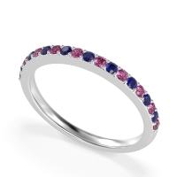 Three-Quarter Prong Set Vakti Band