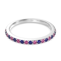 Three-Quarter Prong Set Vakti Band