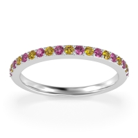 Three-Quarter Prong Set Vakti Band