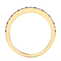 Three-Quarter Prong Set Vakti Band