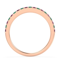 Three-Quarter Prong Set Vakti Band