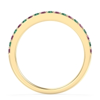 Three-Quarter Prong Set Vakti Band