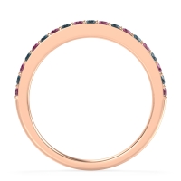Three-Quarter Prong Set Vakti Band