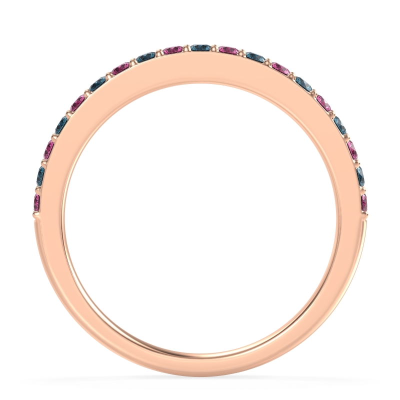 Three-Quarter Prong Set Vakti Band