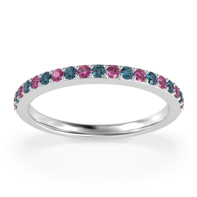 Three-Quarter Prong Set Vakti Band