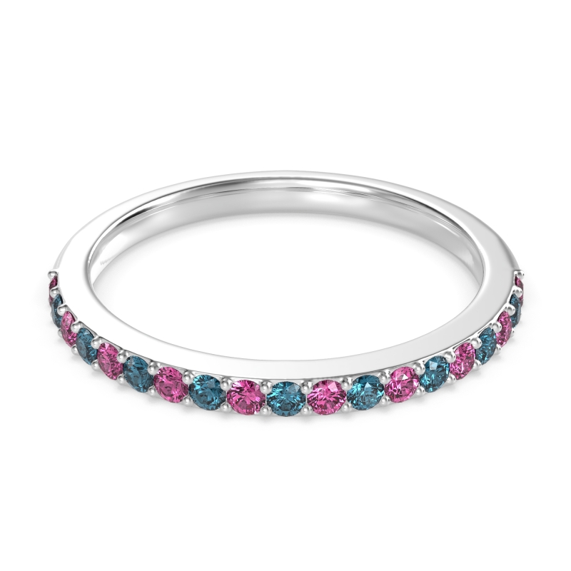 Three-Quarter Prong Set Vakti Band