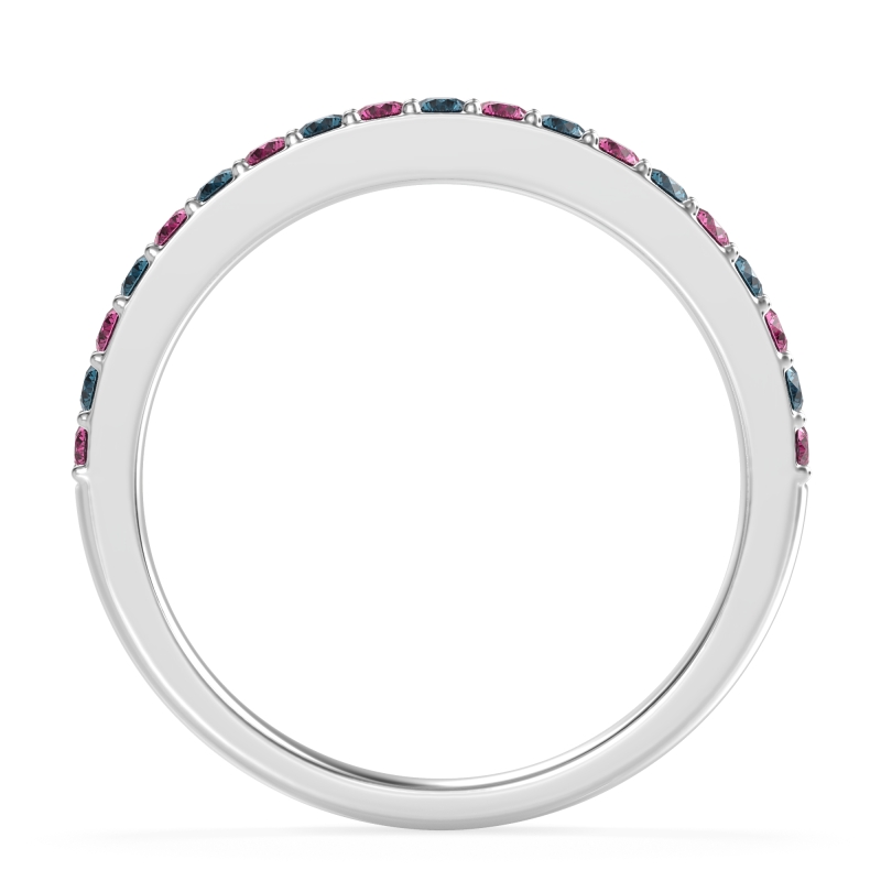 Three-Quarter Prong Set Vakti Band