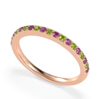 Three-Quarter Prong Set Vakti Band