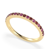 Three-Quarter Prong Set Vakti Band