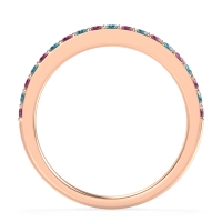 Three-Quarter Prong Set Vakti Band