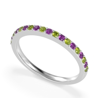 Three-Quarter Prong Set Vakti Band