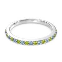 Three-Quarter Prong Set Vakti Band