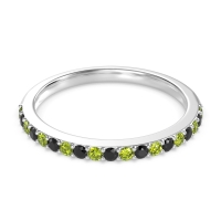 Three-Quarter Prong Set Vakti Band