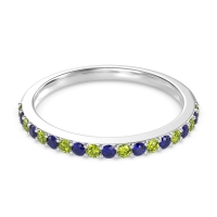 Three-Quarter Prong Set Vakti Band