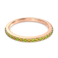 Three-Quarter Prong Set Vakti Band