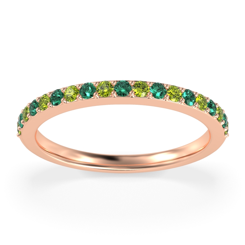 Three-Quarter Prong Set Vakti Band