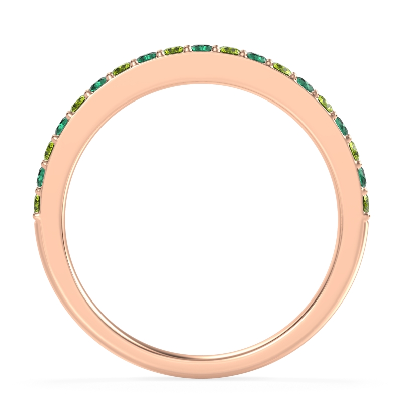 Three-Quarter Prong Set Vakti Band