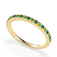 Three-Quarter Prong Set Vakti Band