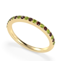 Three-Quarter Prong Set Vakti Band