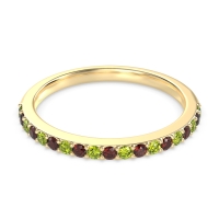 Three-Quarter Prong Set Vakti Band