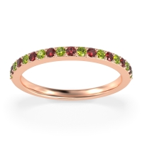 Three-Quarter Prong Set Vakti Band