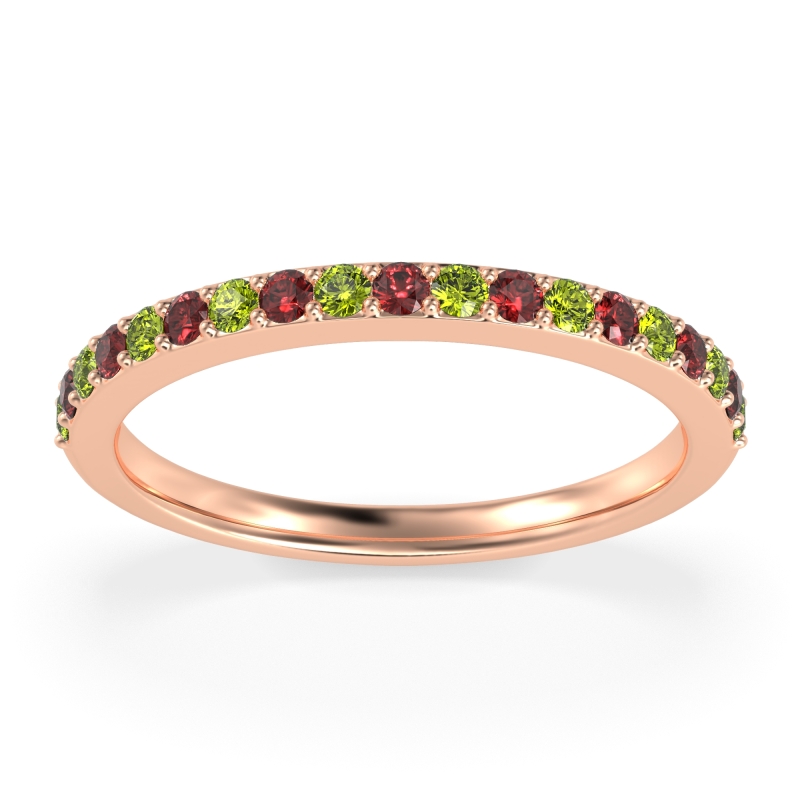 Three-Quarter Prong Set Vakti Band