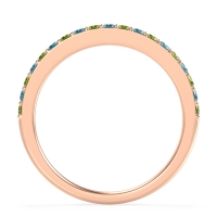 Three-Quarter Prong Set Vakti Band