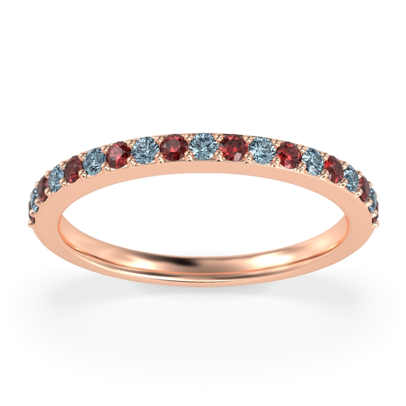 Three-Quarter Prong Set Vakti Band