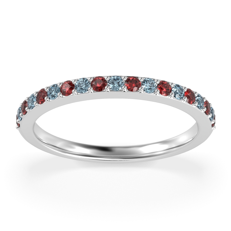 Three-Quarter Prong Set Vakti Band