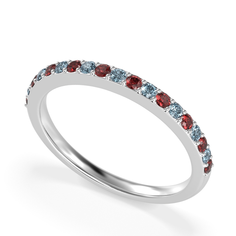 Three-Quarter Prong Set Vakti Band