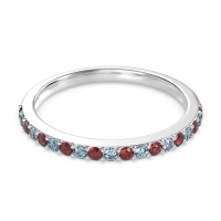 Three-Quarter Prong Set Vakti Band