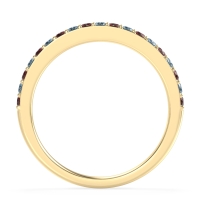 Three-Quarter Prong Set Vakti Band