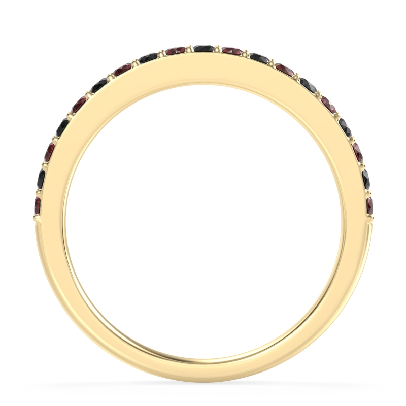 Three-Quarter Prong Set Vakti Band